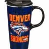 Best Sale ❤️ Evergreen Denver Broncos Justin Patten Logo Travel Cup & Gift Box 🎉