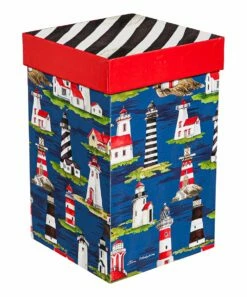 Wholesale 🥰 Evergreen Navy & Red Lighthouses 17-Oz. Travel Mug & Box Set 🔥 -Outlet Evergreen Shop zu106368077 alt 3 tm1666963480