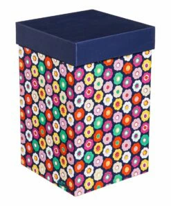 Hot Sale 🔔 Evergreen Blue & Pink Multicolor Floral 17-Oz. Travel Mug & Gift Box 🥰 -Outlet Evergreen Shop zu106368242 alt 2 tm1666716399