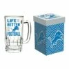 New 👏 Evergreen Detroit Lions 'Life Is Better' Beer Stein & Gift Box 🔥