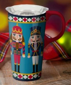 Top 10 🔥 Evergreen Blue Nutcracker Travel Mug & Box Set 🧨