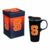 Wholesale 🧨 Evergreen Syracuse Orange Black & Orange Boxed 17-Oz. Travel Mug 😀