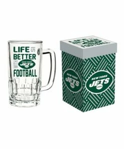 Deals ✔️ Evergreen New York Jets 'Life Is Better' Beer Stein & Gift Box 🛒