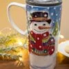 Promo 🎁 Evergreen Blue Snowman Travel Mug & Box Set 🛒