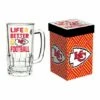 Wholesale 😍 Evergreen Kansas City Chiefs 'Life Is Better' Beer Stein & Gift Box ❤️