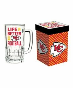 Wholesale 😍 Evergreen Kansas City Chiefs 'Life Is Better' Beer Stein & Gift Box ❤️