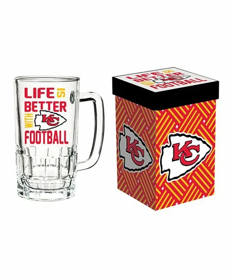 Wholesale π Evergreen Kansas City Chiefs 'Life Is Better' Beer Stein & Gift Box β€οΈ 1 Wholesale π Evergreen Kansas City Chiefs 'Life Is Better' Beer Stein & Gift Box β€οΈ