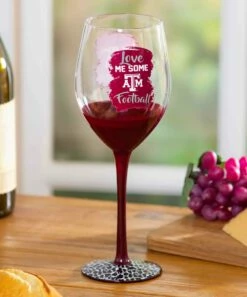 Outlet π₯ Evergreen Texas A&M Aggies Burgundy Boxed Wineglass π₯°