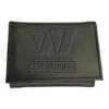 Discount 🧨 Evergreen Black Washington Commanders Leather Tri-Fold Wallet ⭐