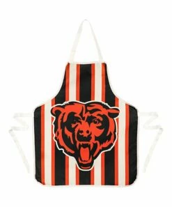 Best deal π€© Evergreen Black & Orange Stripe Chicago Bears Double-Sided Apron β€οΈ