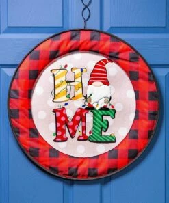 New 💯 Evergreen Beige Dot 'Home' Gnome Sassafras Switchable Door Hanger Insert 🤩 -Outlet Evergreen Shop zu107091315 alt 2 tm1657212782