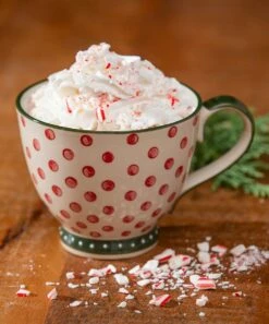 Budget ⌛ Evergreen Green & Red Dot Cup 🎉