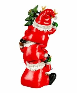 Best reviews of 😀 Evergreen Red Stacked Santas LED Light-Up Statue 🤩 -Outlet Evergreen Shop zu107091465 alt 5 tm1657213878