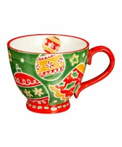 Budget 👏 Evergreen Red & Green Ornaments Mug ✨ -Outlet Evergreen Shop zu107097868 alt 3 tm1659652378