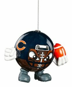 Brand new 😀 Evergreen Chicago Bears Navy Ball Head Ornament ✨