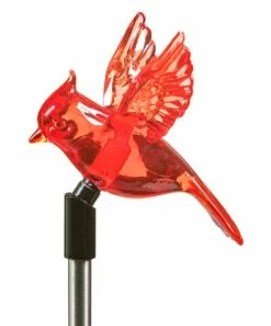 Cheap 🎁 Evergreen Red Cardinal Solar Plant Pick - Set Of 12 🎉 -Outlet Evergreen Shop zu107098057 alt 2 tm1657212782