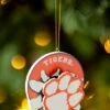Discount 😉 Evergreen Clemson Tigers Orange Breakout Bobble Ornament 😀
