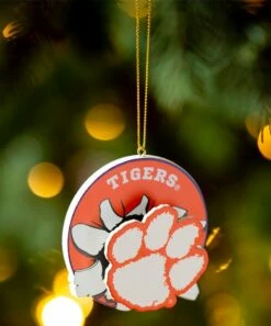 Discount 😉 Evergreen Clemson Tigers Orange Breakout Bobble Ornament 😀