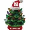 Coupon 👍 Evergreen University Of Nebraska Green Tree & Santa Hat LED Light-Up Ornament 😉