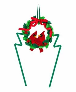Cheapest 👏 Evergreen Red & Green Cardinal Wreath 👍 -Outlet Evergreen Shop zu107139869 alt 1 tm1666641663