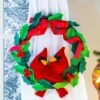 Cheapest 👏 Evergreen Red & Green Cardinal Wreath 👍