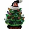 Budget 😉 Evergreen Cincinnati Bengals Green Tree & Santa Hat LED Light-Up Ornament 🌟