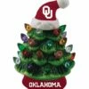 Hot Sale ✨ Evergreen University Of Oklahoma Green Tree & Santa Hat LED Light-Up Ornament ⌛