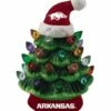 Deals 👍 Evergreen University Of Arkansas Green Tree & Santa Hat LED Light-Up Ornament 🥰