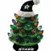 Best Sale 🛒 Evergreen Dallas Stars Green Tree & Santa Hat LED Light-Up Ornament 🧨