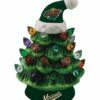 Buy 🥰 Evergreen Minnesota Wild Green Tree & Santa Hat LED Light-Up Ornament 👏