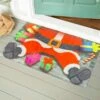 Best reviews of ✔️ Evergreen Red & Black Santa Door Mat 😀