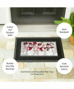 Buy ⌛ Evergreen White & Red Snow Friends Sassafras Doormat Insert ✨ -Outlet Evergreen Shop zu107143800 alt 1 tm1665243894