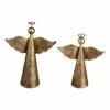 Buy 👏 Evergreen Bronzetone Floral Angel Figure - Set Of Two 🌟