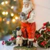 Best deal ⭐ Evergreen Red & White Farmhouse Santa Garden Statue 🥰