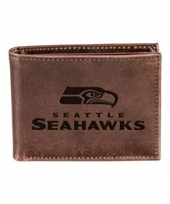 Top 10 ✨ Evergreen Brown Seattle Seahawks Leather Bi-Fold Wallet 🔥