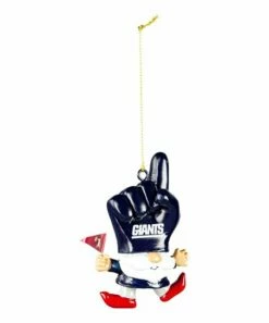 Wholesale 🎉 Evergreen Navy & Red New York Giants Gnome Foam Finger Ornament 🔥