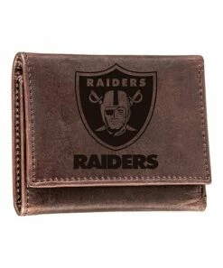 Best reviews of ⌛ Evergreen Brown Las Vegas Raiders Leather Tri-Fold Wallet 😀