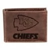 Top 10 🔔 Evergreen Brown Kansas City Chiefs Leather Bi-Fold Wallet 😉