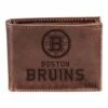 Top 10 ❤️ Evergreen Boston Bruins Logo Leather Bifold Wallet ⭐
