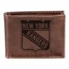 Best deal ✔️ Evergreen NY Rangers Logo Leather Bifold Wallet 😉