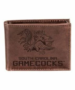 Best deal 😀 Evergreen South Carolina Gamecocks Brown Leather Bi-Fold Wallet ⌛