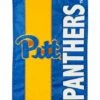 Best Pirce ✨ Evergreen Pittsburgh Panthers Yellow & Blue Outdoor Flag ⌛