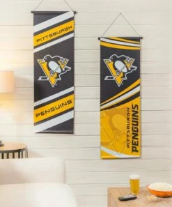 Cheapest 🤩 Evergreen Pittsburgh Penguins Banner Wall Art 🔔