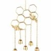 Cheap 🥰 Evergreen Goldtone Honeybee Wind Chime 🌟