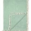 Best deal ✔️ Crane Baby Evergreen Tassel-Fringe Lovey Blanket 🧨