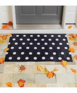 Cheapest 🎁 Evergreen Black & White Dots Layering Mat 🥰 -Outlet Evergreen Shop zu108626201 alt 1 tm1664557508