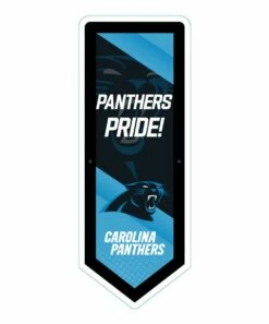 Best Pirce 😍 Evergreen Carolina Panthers 'Panthers' LED Pennant Wall Décor ⌛