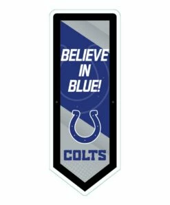 Outlet ⭐ Evergreen Indianapolis Colts 'Believe' LED Pennant Wall Décor 🔔
