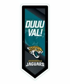 Best Pirce ⭐ Evergreen Jacksonville Jaguars 'Duuuval' LED Pennant Wall Décor 😀