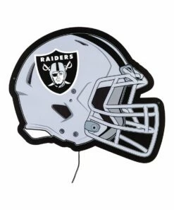 Flash Sale 👍 Evergreen Las Vegas Raiders Helmet LED Wall Décor 😉
